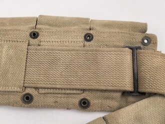 U.S. Army 2. Weltkrieg, Modell 1923 "Cartridge belt". Gebraucht