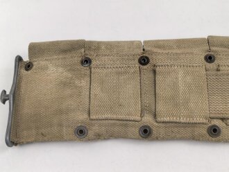 U.S. Army 2. Weltkrieg, Modell 1923 "Cartridge belt". Gebraucht