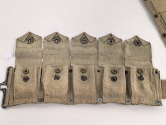 U.S. Army 2. Weltkrieg, Modell 1923 "Cartridge belt". Gebraucht