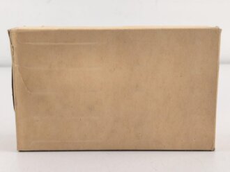 U.S. Army WWII, empty cardboard box for "10 First Aid Packets" Carlisle green