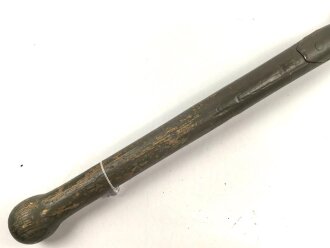 Klappspaten Wehrmacht. überlackiertes Stück , kein Hersteller erkennbar. Ungereinigt