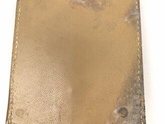 Spatentasche Wehrmacht aus gelbem Ersatzmaterial . Hersteller eue/44. Ungetragenes Stück