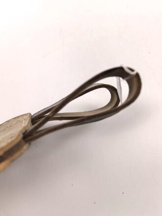 Spatentasche Wehrmacht aus gelbem Ersatzmaterial . Hersteller eue/44. Ungetragenes Stück