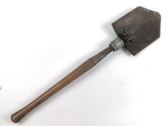 U.S. Army 1944 dated folding shovel M-1943. Uncleaned