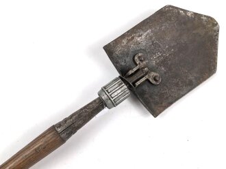 U.S. Army 1944 dated folding shovel M-1943. Uncleaned