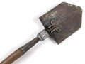 U.S. Army 1944 dated folding shovel M-1943. Uncleaned