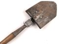 U.S. Army 1944 dated folding shovel M-1943. Uncleaned