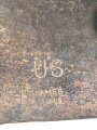 U.S. Army 1944 dated folding shovel M-1943. Uncleaned