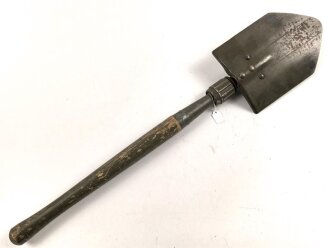 U.S. Army 1945 dated folding shovel M-1943. Uncleaned, original paint