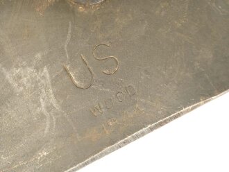 U.S. Army 1944 dated folding shovel M-1943. Uncleaned, original paint