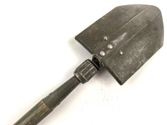 U.S. Army 1944 dated folding shovel M-1943. Uncleaned, original paint