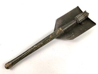 U.S. Army 1945 dated folding shovel M-1943. Uncleaned,...