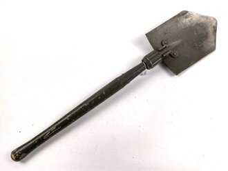 U.S. Army 1945 dated folding shovel M-1943. Uncleaned,...