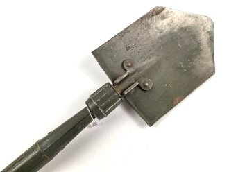U.S. Army 1945 dated folding shovel M-1943. Uncleaned, original paint