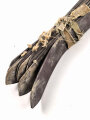 Neun Stück Koppelriemen aus Ersatzmaterial ( brauner Kunststoff) für Angehörige des Jungvolk und der Hitlerjugend. Gesamtlänge je etwa 104cm, Originales Bündel, ungereinigt, weich