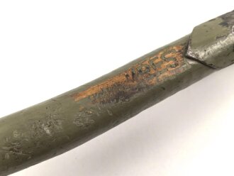Polen 2 Weltkrieg, Spaten, überlackiert, ungereinigt