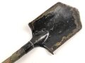 Polen 2 Weltkrieg, Spaten, überlackiert, ungereinigt