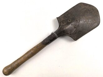 Ungarn , Spaten Modell 1878 System Linnemann. Hersteller " Herczegh" stark getragenes Stück