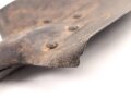 Ungarn , Spaten Modell 1878 System Linnemann. Hersteller " Herczegh" stark getragenes Stück