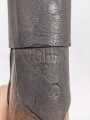 Tschechoslowakei , Spaten Modell 1878 System Linnemann. Hersteller " VICHR & Co. DUX" Ungereinigtes Stück, in Tasche