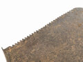 k.u.k. Österreich/ Ungarn, Spaten mit Säge vom Hersteller "Vogel & Noot, Wartberg" . Ungereinigtes Stück