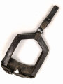 Trageleder für Spaten Modell 1878 System Linnemann. So unter anderem von Österreich / Ungarn und Tschechoslowakei geführt. UIngereinigt