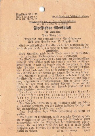 Wehrpaß und Verleihungsurkunden für einen Veterinär