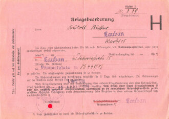 Wehrpaß und Verleihungsurkunden für einen Veterinär