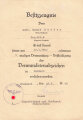 Wehrpaß und Verleihungsurkunden für einen Veterinär