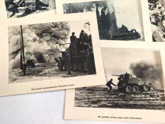 "Soldaten der Leibstandarte SS Adolf Hitler" Erinnerungsmappe vollständig mit 15 Drucken sowie einem Vorsatzblatt. Gebraucht, guter Gesamtzustand