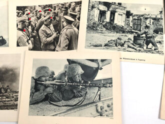 "Soldaten der Leibstandarte SS Adolf Hitler" Erinnerungsmappe vollständig mit 15 Drucken sowie einem Vorsatzblatt. Gebraucht, guter Gesamtzustand
