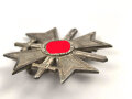 Kriegsverdienstkreuz 1. Klasse mit Schwertern, Buntmetall, guter Zustand