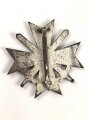 Kriegsverdienstkreuz 1. Klasse mit Schwertern, Buntmetall, guter Zustand