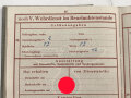 Zwei Wehrpässe von Gefallenen Brüdern einer Familie aus Heilbronn. Beides bei der Infanterie, einer in der Ukraine, einer in Rußland gefallen.