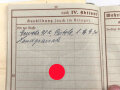 Zwei Wehrpässe von Gefallenen Brüdern einer Familie aus Heilbronn. Beides bei der Infanterie, einer in der Ukraine, einer in Rußland gefallen.
