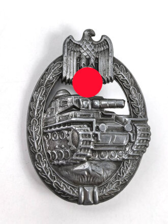 Panzerkampfabzeichen in silber, Zink versilbert, laut...