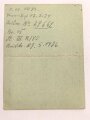 NSDAP Mitgliedsbuch Ausgabe 1935. Ausgestellt im Februar 1936 auf einen Angehörigen der SA. Uniformfoto , Marken und Spenden geklebt bis 1944. Dazu seine Mitgliedsbescheinigung von 1933