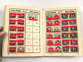 NSDAP Mitgliedsbuch Ausgabe 1935. Ausgestellt im Februar 1936 auf einen Angehörigen der SA. Uniformfoto , Marken und Spenden geklebt bis 1944. Dazu seine Mitgliedsbescheinigung von 1933
