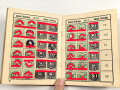 NSDAP Mitgliedsbuch Ausgabe 1935. Ausgestellt im Februar 1936 auf einen Angehörigen der SA. Uniformfoto , Marken und Spenden geklebt bis 1944. Dazu seine Mitgliedsbescheinigung von 1933