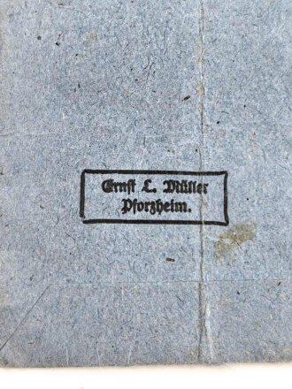 Eisernes Kreuz 2. Klasse 1939. Ungetragenes Stück ohne Herstellerbezeichnung im Bandring, in wohl zugehöriger Tüte von Ernst L.Müller Pforzheim