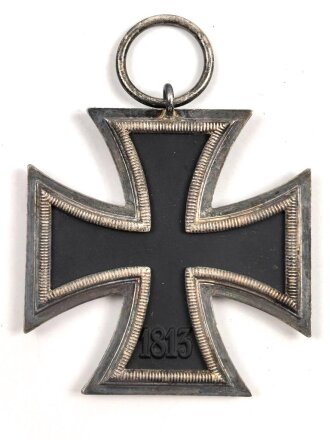 Eisernes Kreuz 2. Klasse 1939. Ungetragenes Stück ohne Herstellerbezeichnung im Bandring, in wohl zugehöriger Tüte von Ernst L.Müller Pforzheim