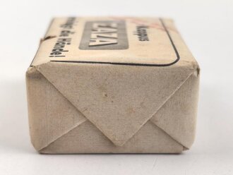 "Zaza" Händereinigungsmittel, Originalverpackt, Maße etwa 4,5 x 6 x 2,5cm, RIF Genehmigung erteilt 1942 " RIF = Reichsstelle für Industrielle Fette und Waschmittel"