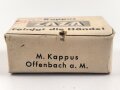 "Zaza" Händereinigungsmittel, Originalverpackt, Maße etwa 4,5 x 6 x 2,5cm, RIF Genehmigung erteilt 1942 " RIF = Reichsstelle für Industrielle Fette und Waschmittel"