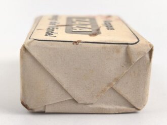 "Zaza" Händereinigungsmittel, Originalverpackt, Maße etwa 4,5 x 6 x 2,5cm, RIF Genehmigung erteilt 1942 " RIF = Reichsstelle für Industrielle Fette und Waschmittel"
