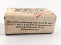 "Zaza" Händereinigungsmittel, Originalverpackt, Maße etwa 4,5 x 6 x 2,5cm, RIF Genehmigung erteilt 1942 " RIF = Reichsstelle für Industrielle Fette und Waschmittel"