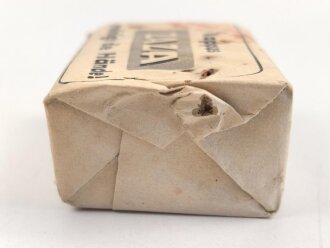 "Zaza" Händereinigungsmittel, Originalverpackt, Maße etwa 4,5 x 6 x 2,5cm, RIF Genehmigung erteilt 1942 " RIF = Reichsstelle für Industrielle Fette und Waschmittel"