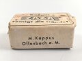 "Zaza" Händereinigungsmittel, Originalverpackt, Maße etwa 4,5 x 6 x 2,5cm, RIF Genehmigung erteilt 1942 " RIF = Reichsstelle für Industrielle Fette und Waschmittel"