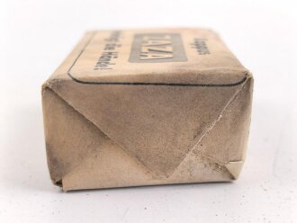 "Zaza" Händereinigungsmittel, Originalverpackt, Maße etwa 4,5 x 6 x 2,5cm, RIF Genehmigung erteilt 1942 " RIF = Reichsstelle für Industrielle Fette und Waschmittel"