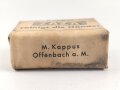 "Zaza" Händereinigungsmittel, Originalverpackt, Maße etwa 4,5 x 6 x 2,5cm, RIF Genehmigung erteilt 1942 " RIF = Reichsstelle für Industrielle Fette und Waschmittel"
