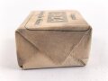 "Zaza" Händereinigungsmittel, Originalverpackt, Maße etwa 4,5 x 6 x 2,5cm, RIF Genehmigung erteilt 1942 " RIF = Reichsstelle für Industrielle Fette und Waschmittel"